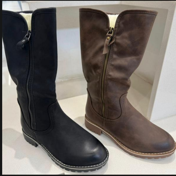 #31 Ladies Fur Boots – Nubuck leather size 5 to 9